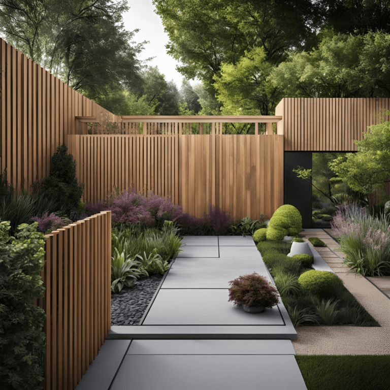 The Charm of Wooden Garden Fencing